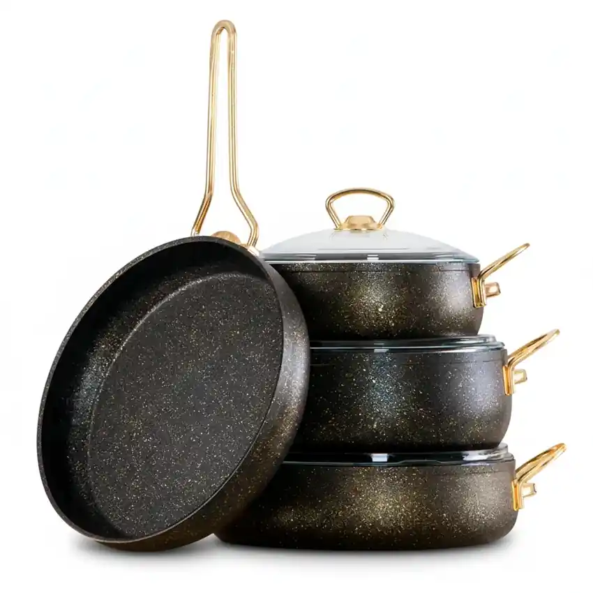 acar-7pcs-granite-cookware-set-blue-moon سرویس قابلمه آجار ترکیه 7 پارچه