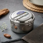 ظرف غذای دو طبقه استیل مدل T29601